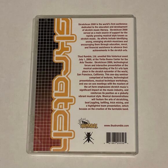 Skratchcon 2000 DVD turntablism dj q-bert craze hip hop y2k babu roc raida - Picture 3 of 3